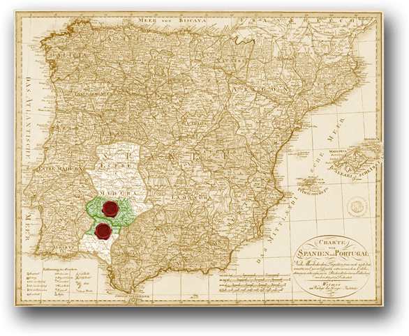 Imagen mapa de ubicación de las delegaciones